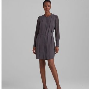 Club Monaco sheer shirt play dress